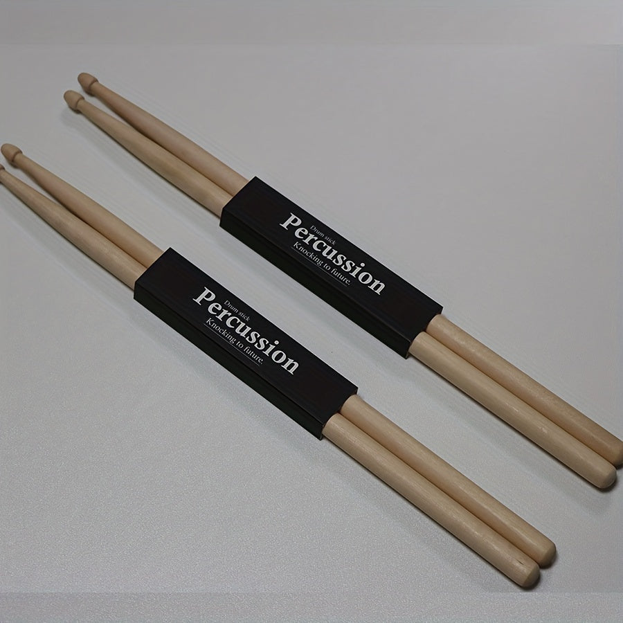Maple Drumsticks Set 5A 7A 5B Unfinished Natural Wood for Drummers