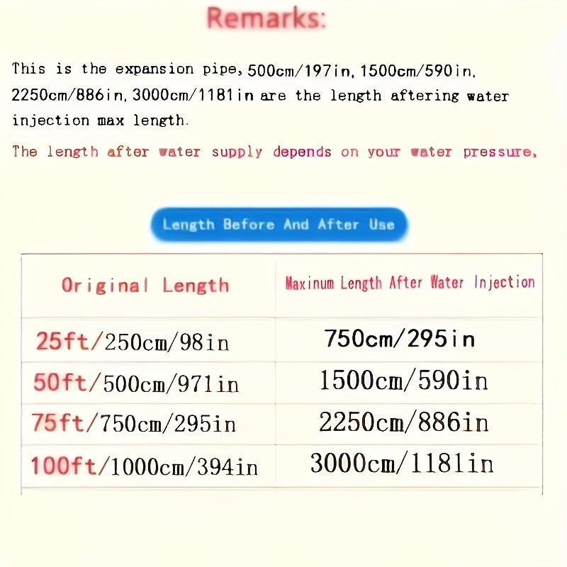 Складной водяной шланг с распылителем для мойки автомобилей и садов.