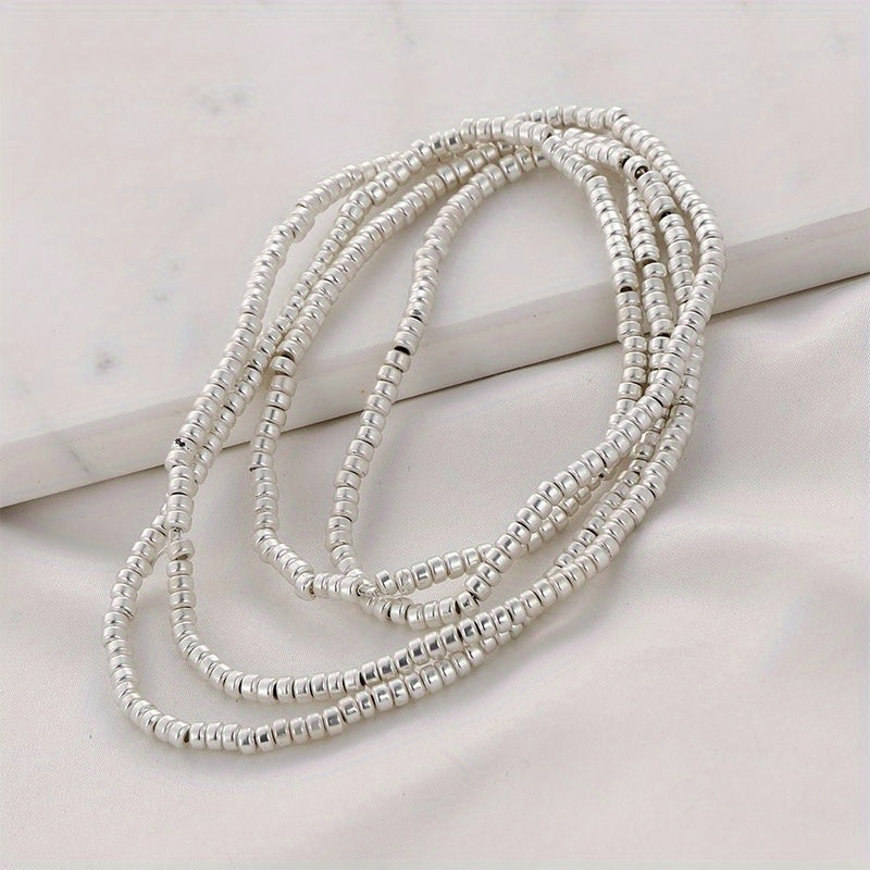 Hematite Beads 3mm Round Jewelry Making Supplies Pack of Four Varieties