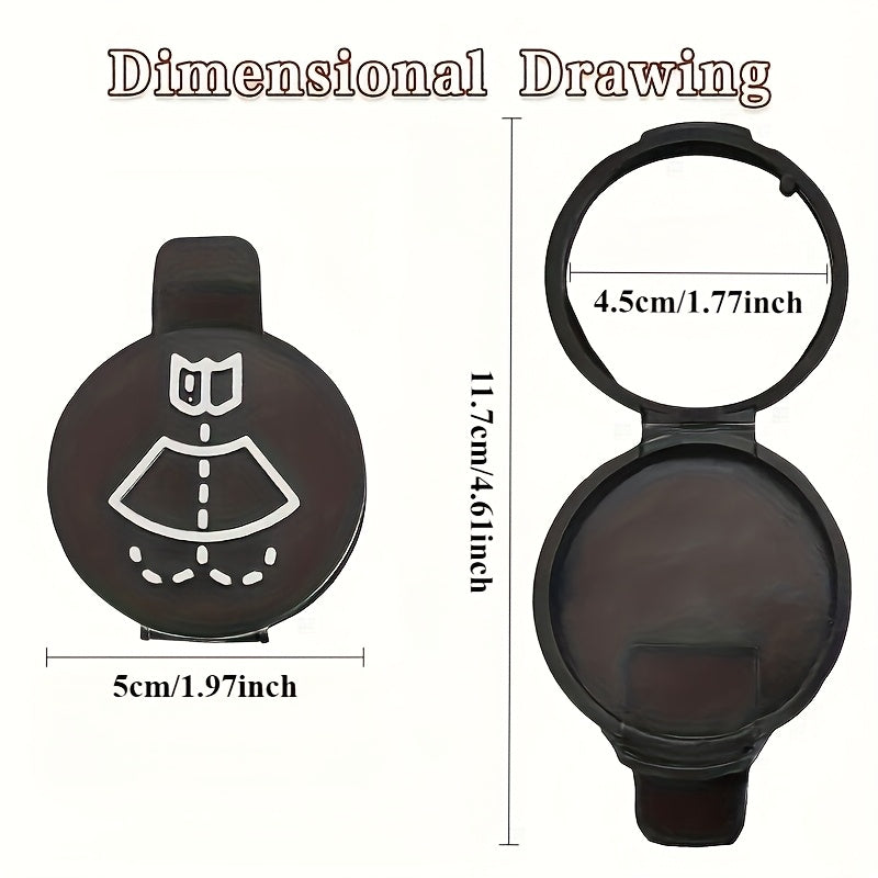 Universal Silicone Wiper Fluid Tank Cover Replacement for Vehicles