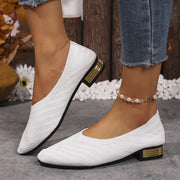 Women’s Embroidered Loafers Lightweight Breathable Fabric Shoes