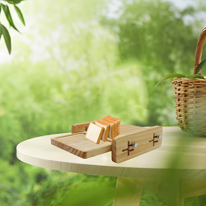 Yog'ochdan yasalgan ko'p funksiyali non kesish asbobi - Uy va restoran uchun ajoyib, ichki saqlash bilan qulay oshxona non kesgichi, pishirishni sevuvchilar uchun ideal