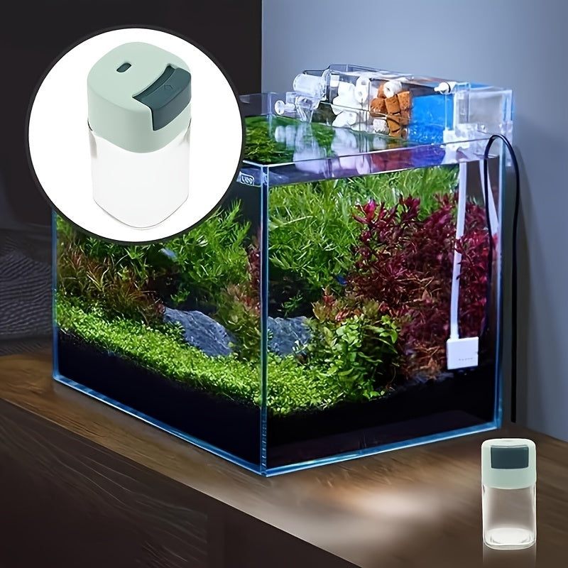 Fish Feeding Bottle with Moisture-Proof Design Non-Automatic Portion Control Aquarium Food Dispenser