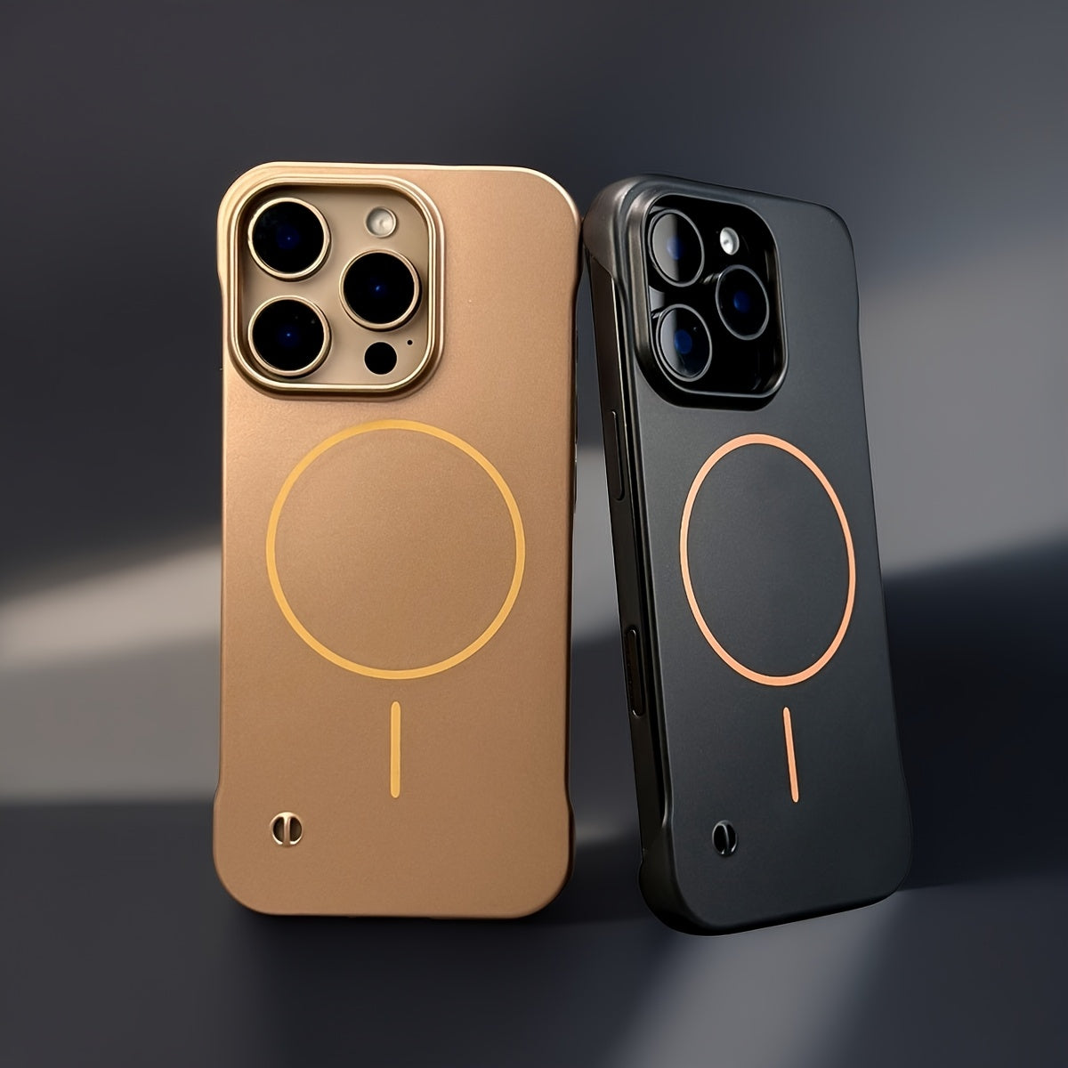 Ultra Thin Matte PC Phone Case for iPhone 12-16 Pro Max Shockproof Wireless Charging