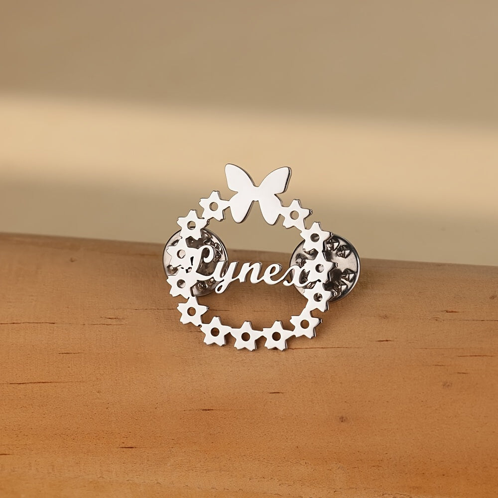 Ayollar uchun zanglamaydigan po'latdan yasalgan kapalak brosh, vintage hayvon pinli zargarlik buyumlari, kundalik kiyim va bayramlar uchun