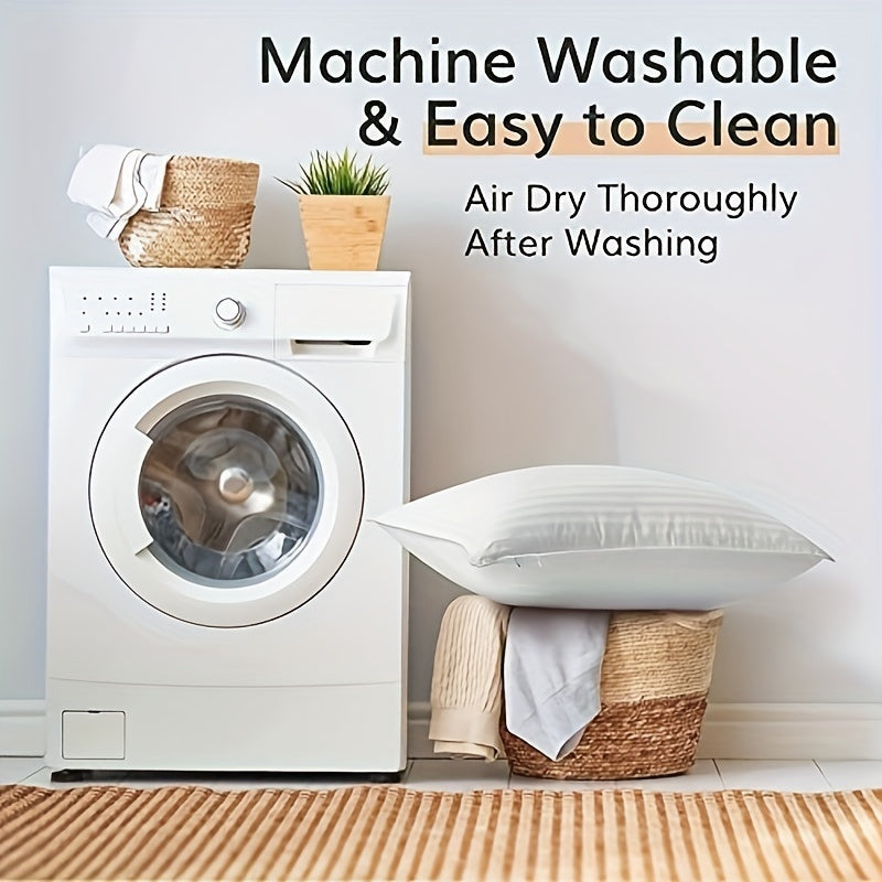 White Pillow Inserts for Christmas Decor, Soft, 16x16 Inches, Pack of 2