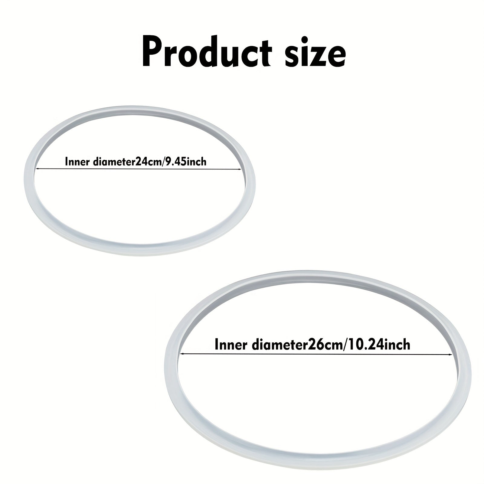 Silicone Seal Ring for Electric Pressure Cooker Replacement Durable Kitchen Accessory