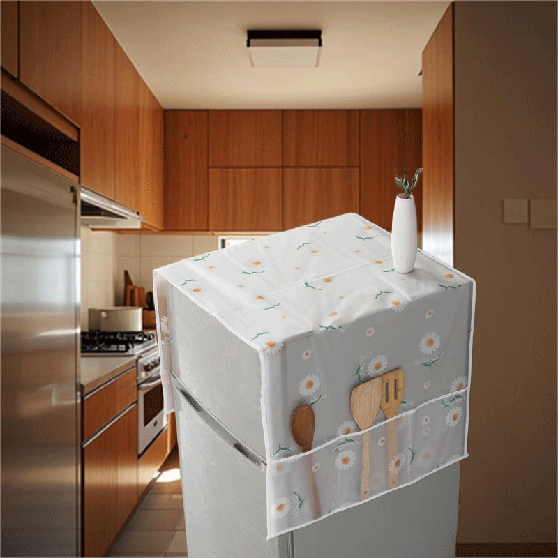 Cubierta de electrodomésticos resistente a arañazos para nevera y electrodomésticos de cocina blanco verde