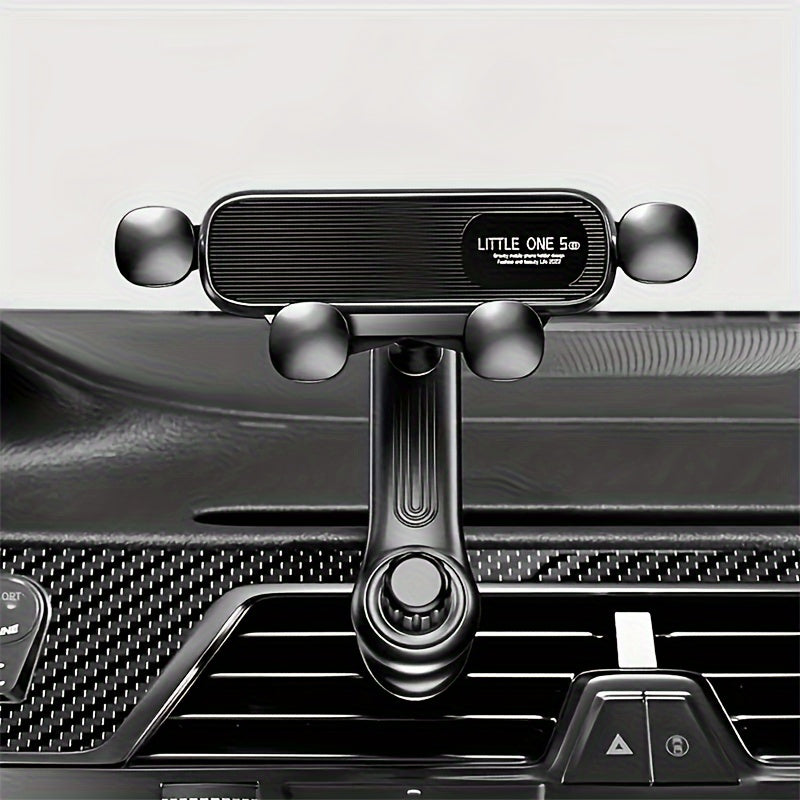 Soporte universal para teléfono de coche – Clip ajustable para rejilla de ventilación, gancho en forma de L, compatible con smartphones