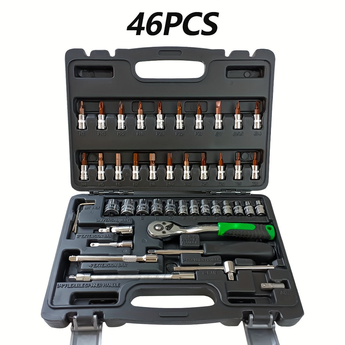 46/121 Piece Sleeve Repair Kit Steel Durable Compact Tool Set