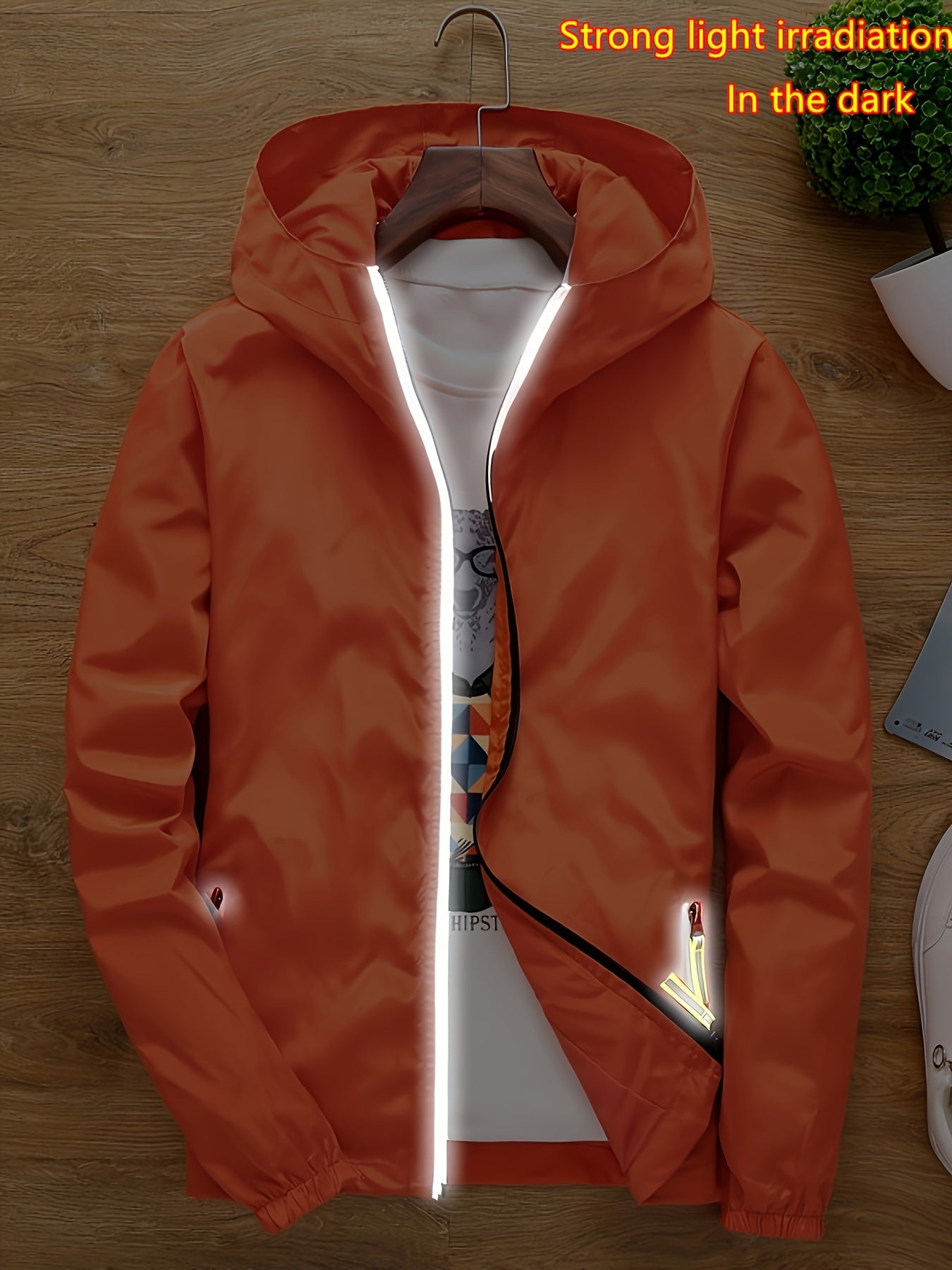 Unisex Summer Lightweight Water-Resistant Polyester Jacket with Sun Protection and Hood