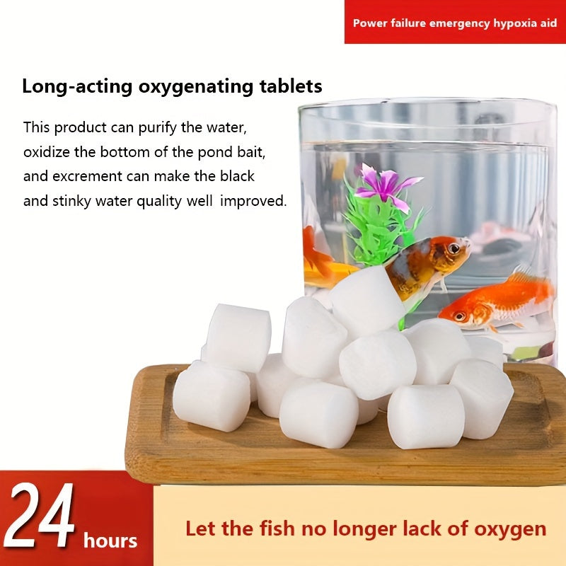 Fish Tank Aeration Tablet for Water Purification and Long-Lasting Aeration