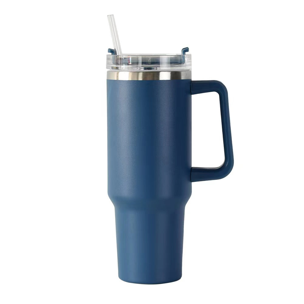 Vaso de acero inoxidable de 40oz con asa y termo de vacío