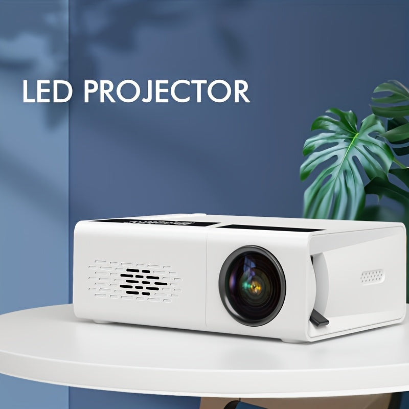 Портативный мини-проектор для уличного домашнего кинотеатра USB HDTV AV IOS Android