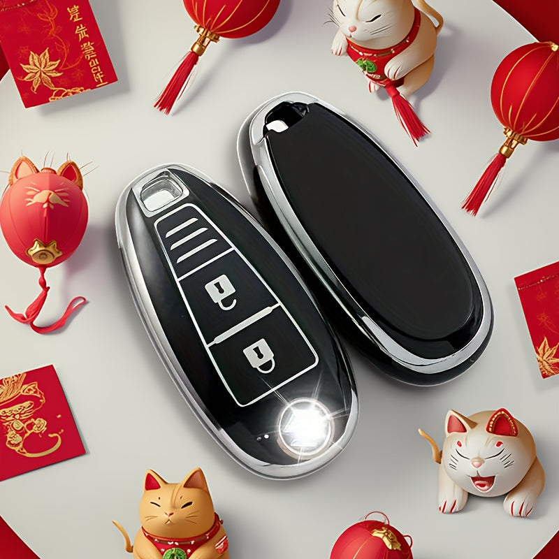 Car Key Case for Vitara Forte SX4 Leather Cover Protective Bag