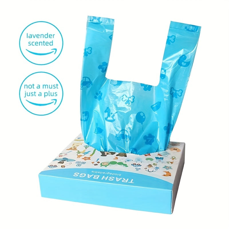 Diaper Disposal Bags for Bedroom Kitchen Garden Car Waste 50 Pack