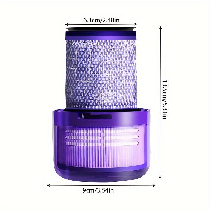3 dona HEPA changyutgich filtri almashtirish uchun Dyson V12 Slim Absolute Detect