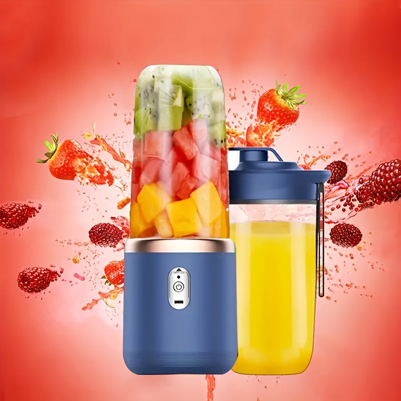 Portable Wireless Juicer Mini Blender with 2 Cups USB Rechargeable for Smoothies and Shakes