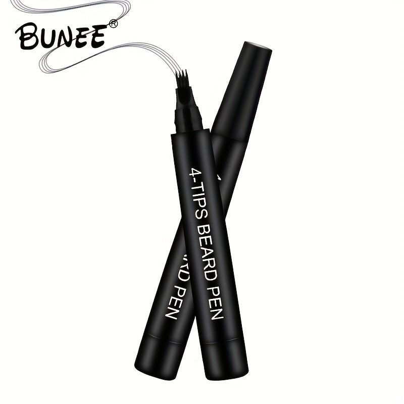 Kit de bolígrafo rellenador de barba para hombres, sin parabenos, para dar forma y mejorar el vello facial