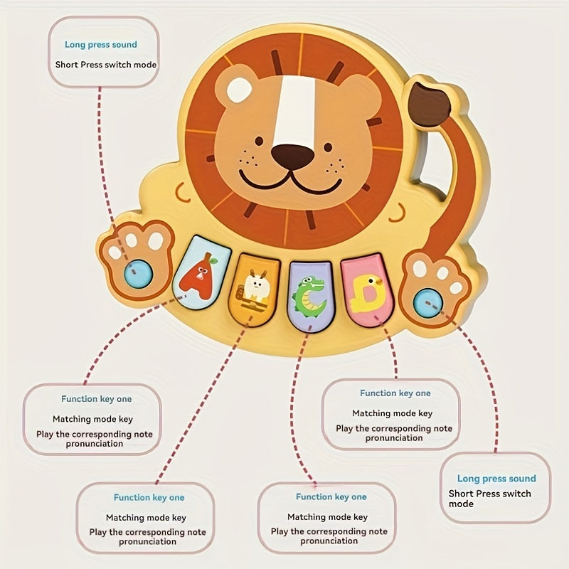 Bolalar uchun musiqa o'yinchoqlari, plastmassa, oq, pushti, sariq, ko'k, yangi tug'ilganlar uchun o'qitish sovg'asi