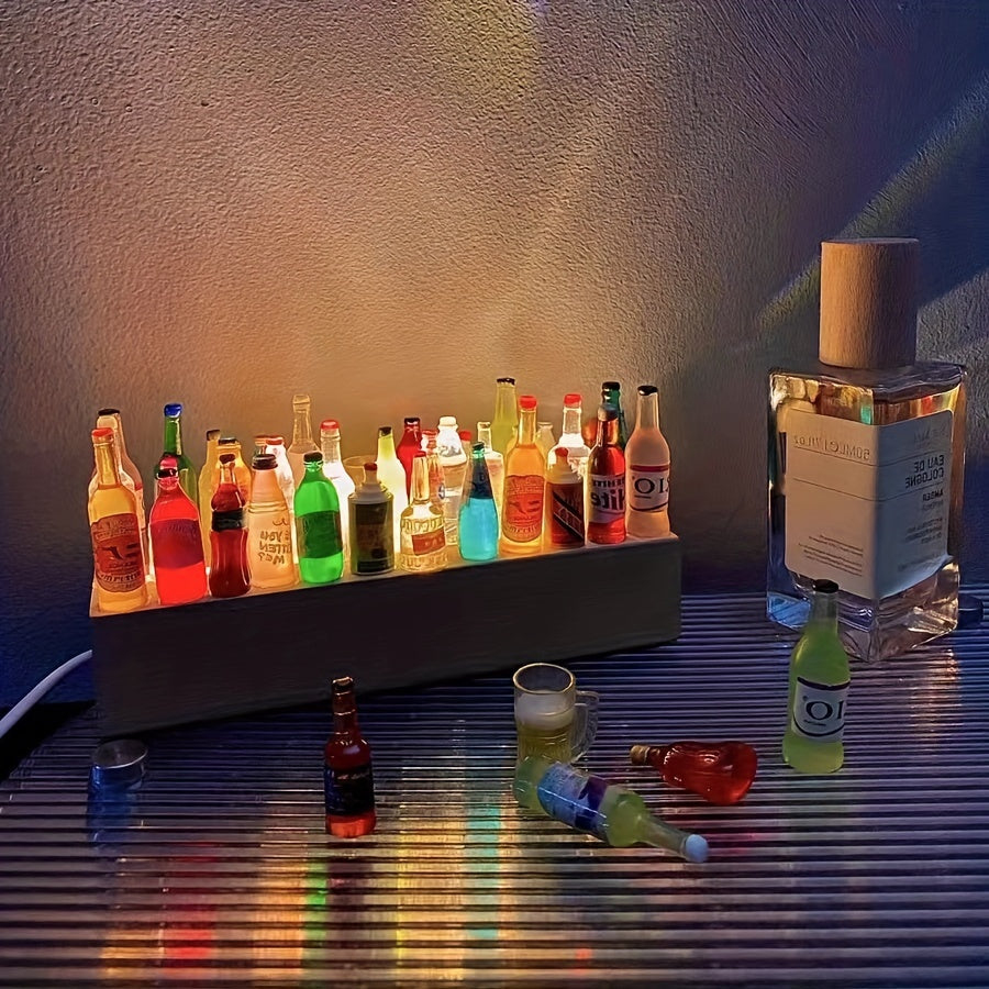 Pack of 30 Mixed Mini Imitation Drink Bottle DIY Earrings and Jewelry Accessories