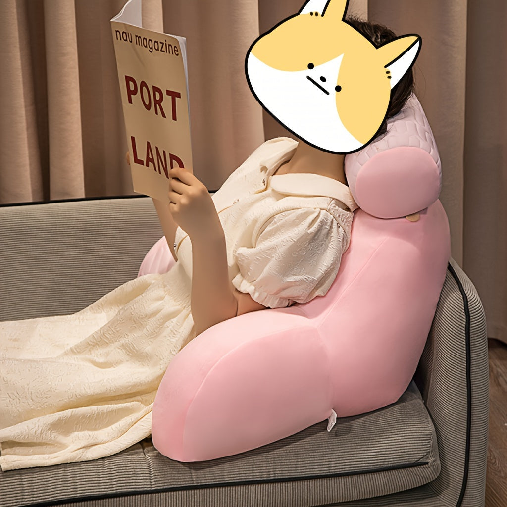 Soft Headboard Cushion with Lumbar Support Large Backrest Pillow for Bed Sofa Reading