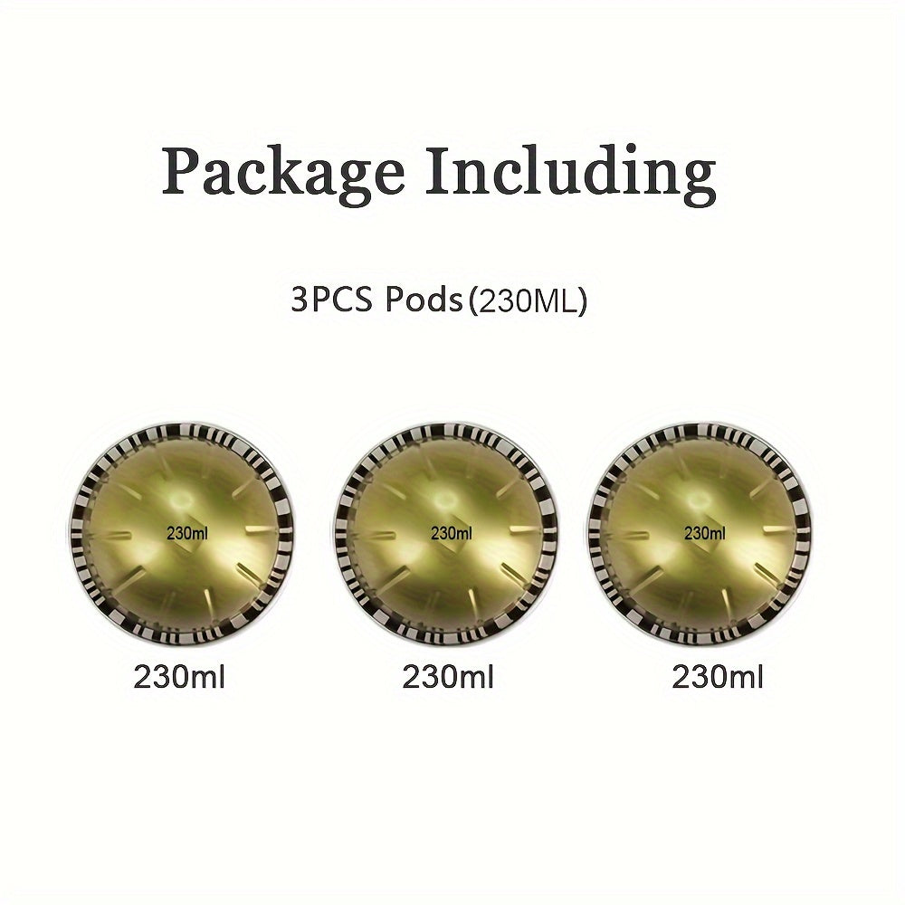 1, 2 yoki 3 ta qayta ishlatiladigan espresso podlari to'plami, VertuoLine mashinalari bilan mos kelishi uchun mo'ljallangan qopqoq bilan. Ushbu qahva filtr vositasi espresso ixlosmandlari uchun zarur bo'lgan uy jihozi.