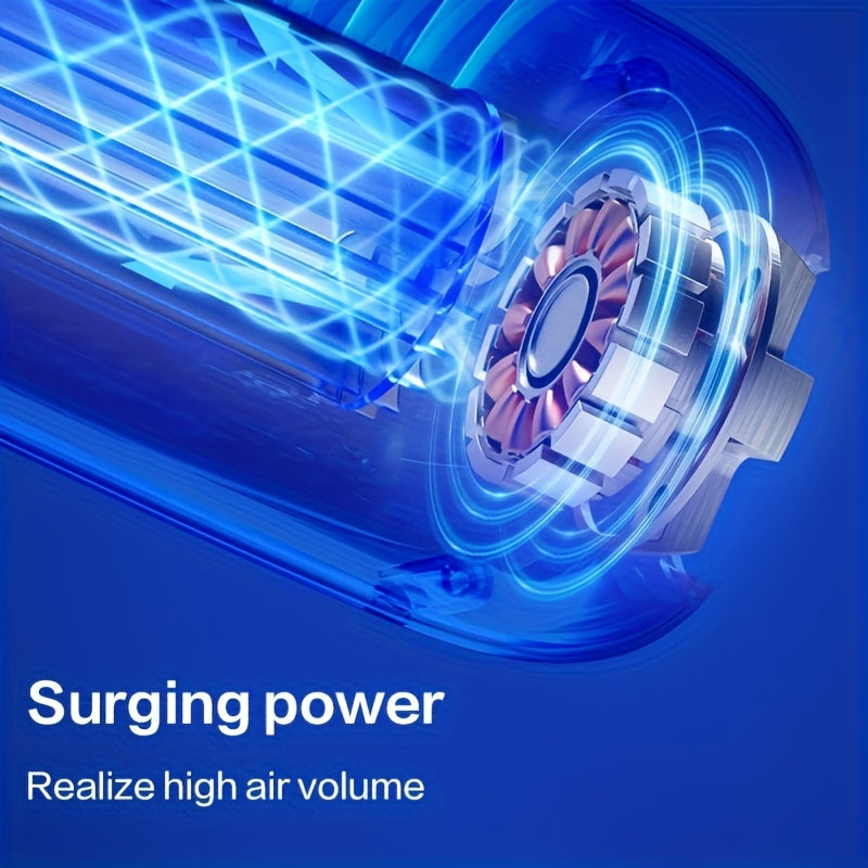 USB-Powered Oscillating Tower Fan White for Kitchen Bedroom Office