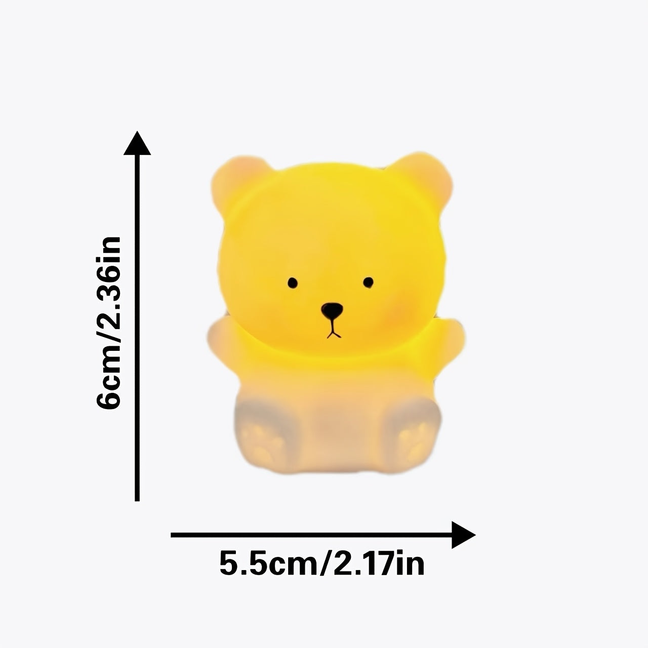 Bear Desk Lamp for Kids and Teens Battery-Operated Night Light Bedroom Study Gift