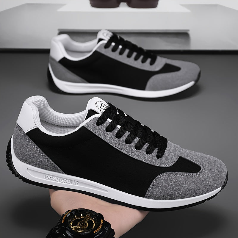 Men's Breathable Fabric Low Top Sneakers for Running Hiking and Outdoor Activities