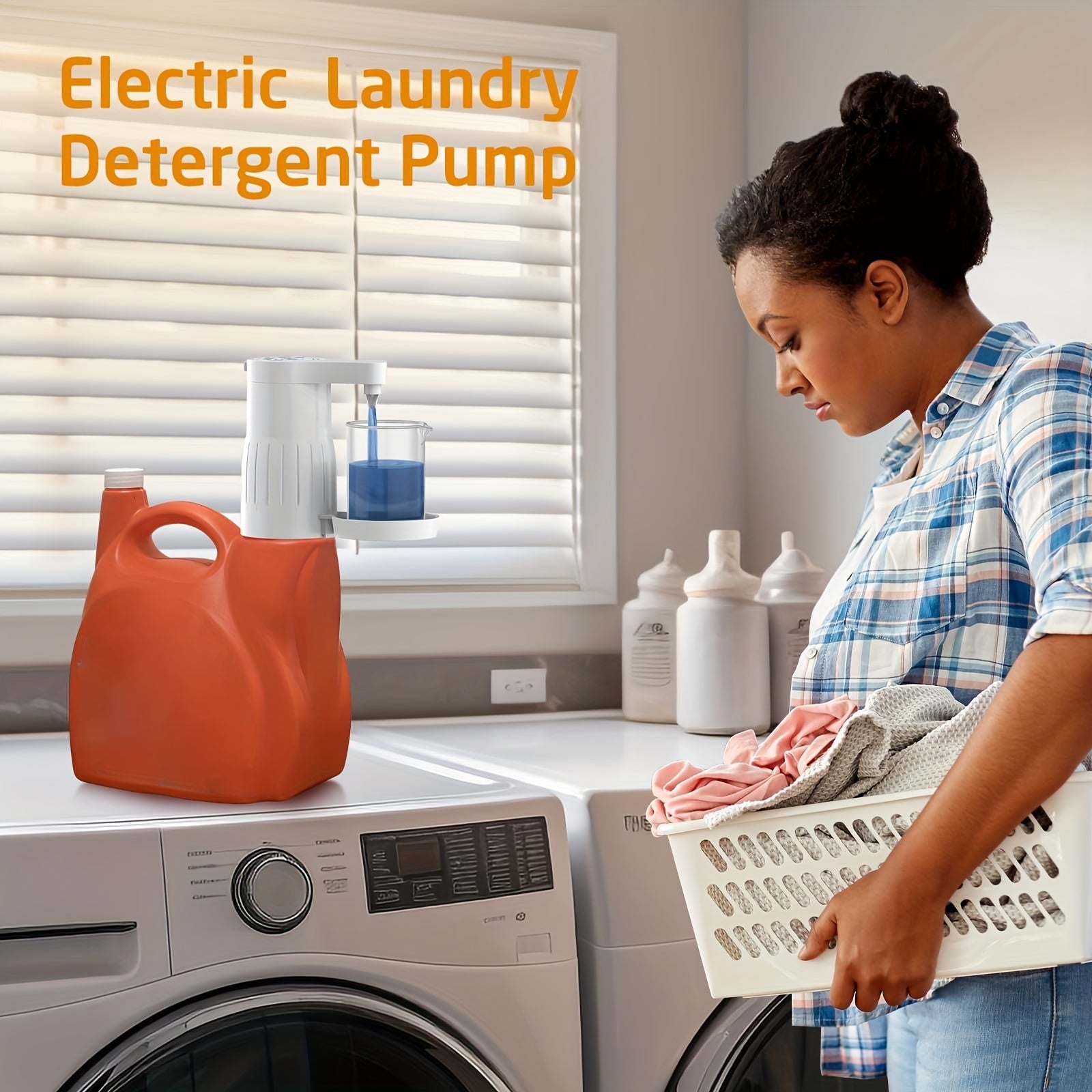 Tahnuhna Elektron Laundry Detergent Dispenser bilan kir yuvish xonangizda tartibda bo'ling. Ushbu qurilma qulay o'lchov stakaniga ega va USB orqali zaryadlanadi, 1500mAh lityum batareyasi bilan ishlaydi. Silikon va ABS dan tayyorlangan, u bardoshli va