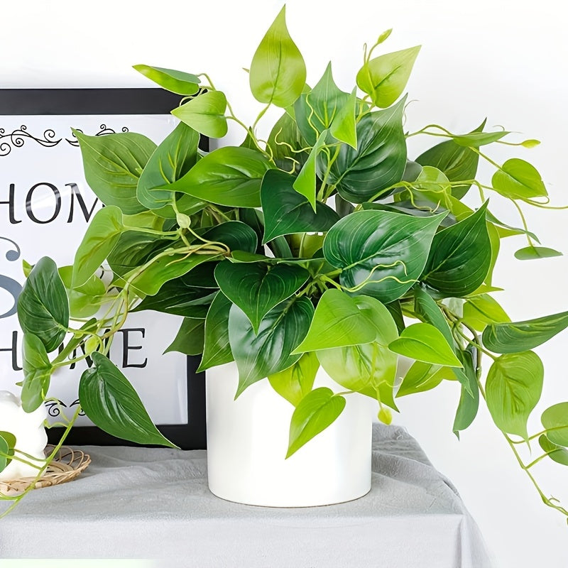 Xonaga dekor uchun sun'iy sabzi bargli o'simliklar, yashash xonasi va ofis uchun haqiqiy ko'rinishdagi sun'iy o'simliklar