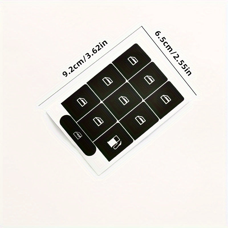 Car Window Button Repair Sticker for Golf V Passat Touring 2002-2008