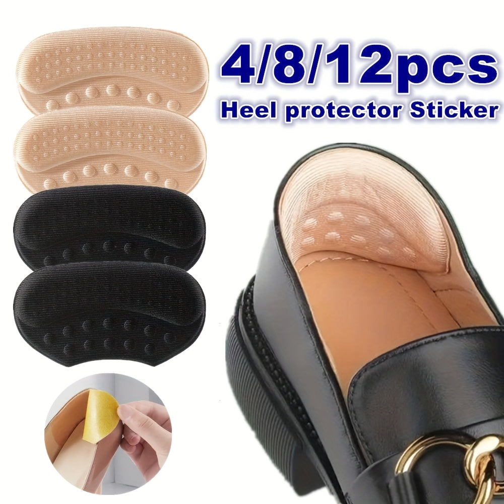 Women Heel Stickers Memory Foam Anti-Drop Heel Pads for Shoes