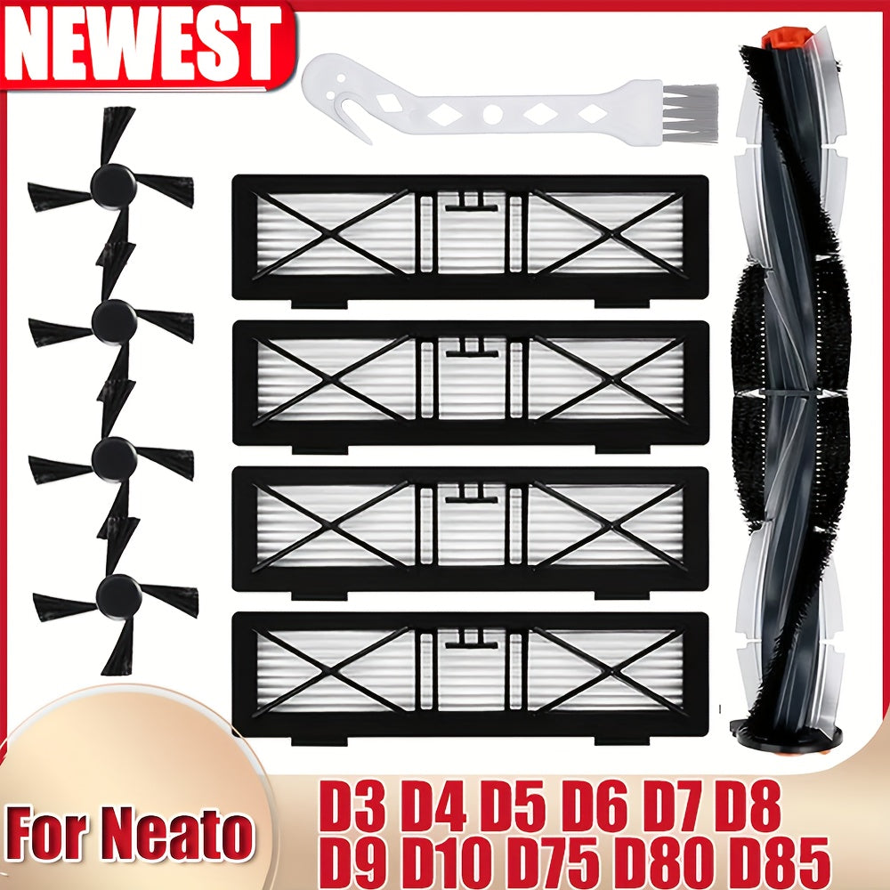 Premium Replacement Kit for D Series Robot Vacuums Main Brush Side Brush Filter