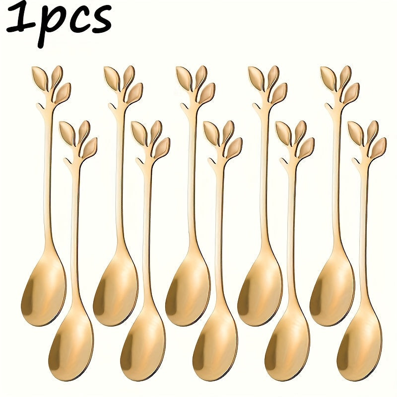 Retro Stainless Steel Spoon Set for Coffee, Sugar, Ice Cream, Desserts