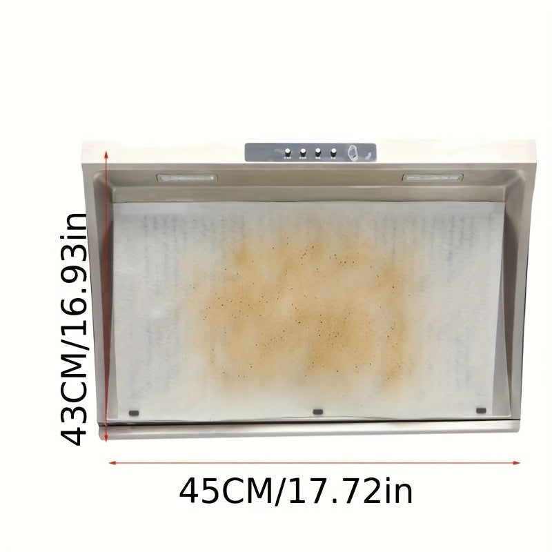 12 fundas a prueba de aceite para campanas de cocina para filtración de absorción de aceite