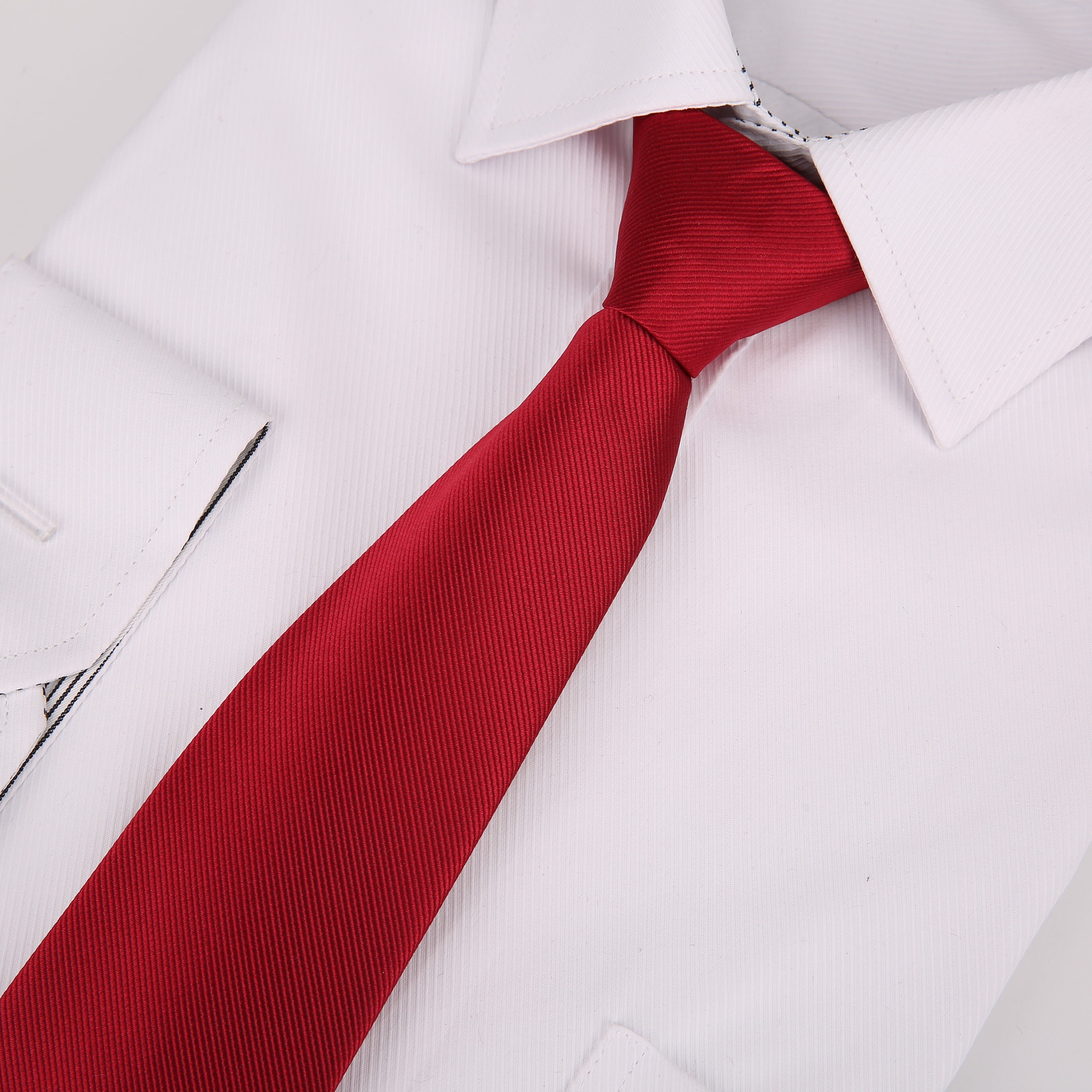 Men's Adjustable Solid Ties for Business Attire and Gifting