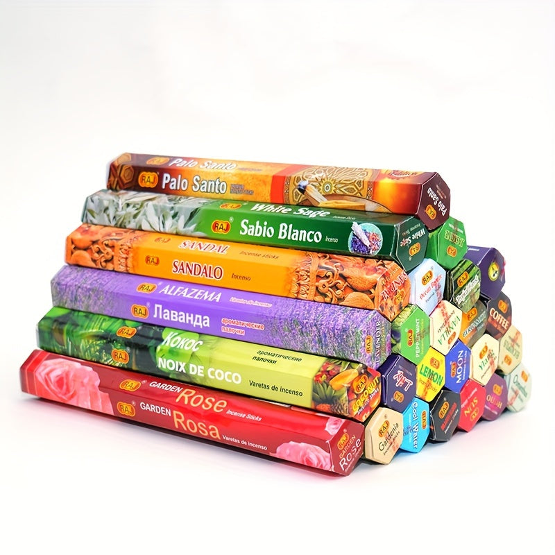 20 Pack Aromatherapy Incense Sticks with Fragrant Varieties for Yoga Meditation Home