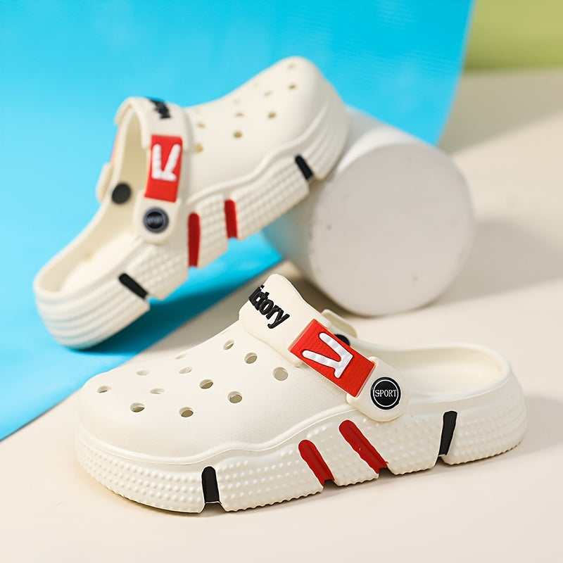 Kids Indoor Shoes Boys Girls Breathable EVA Slip-On Non-Slip Casual All-Season