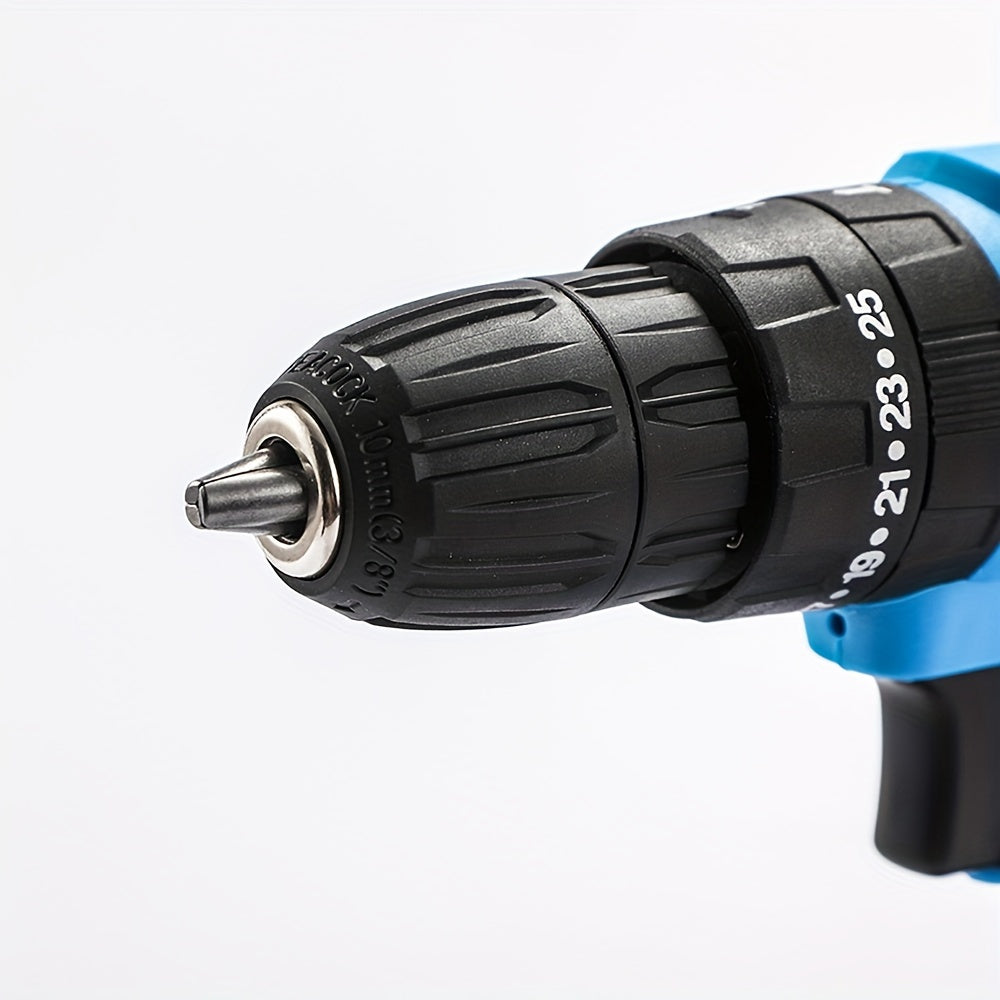 Беспроводная ударная дрель с бесщеточным мотором, литиевая батарея, многофункциональный инструмент, перезаряжаемый