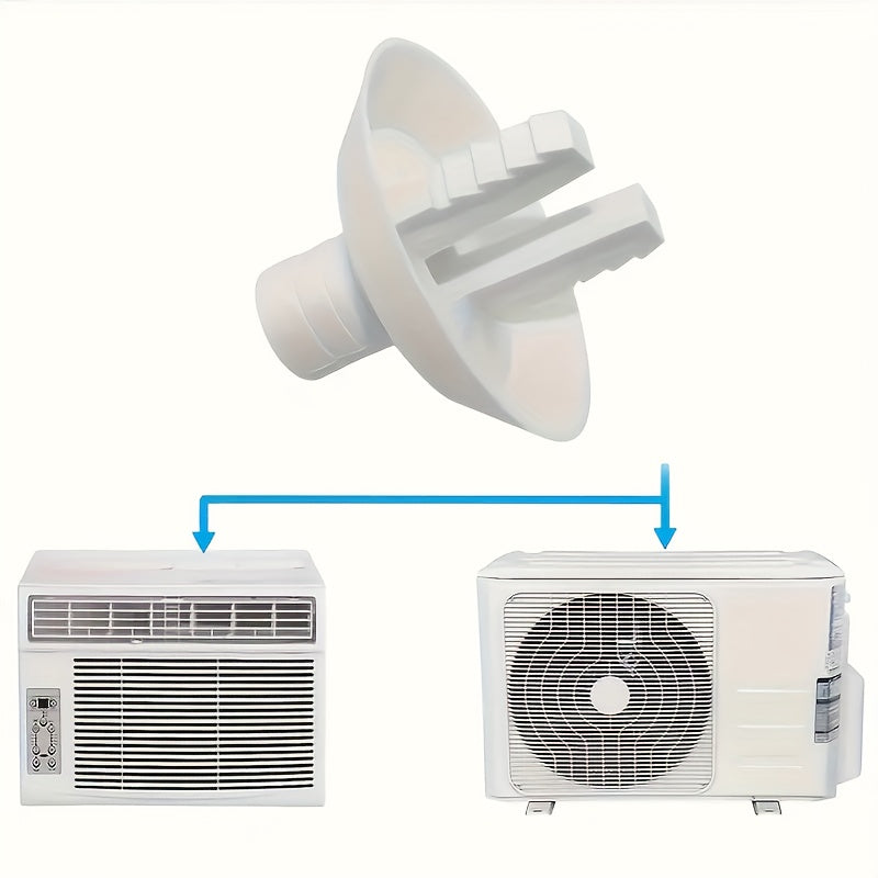 28mm egiluvchan konditsioner drenaj quvuri adapteri plastmassadan, split va deraza bloklari uchun, 1/2/4 ta paket