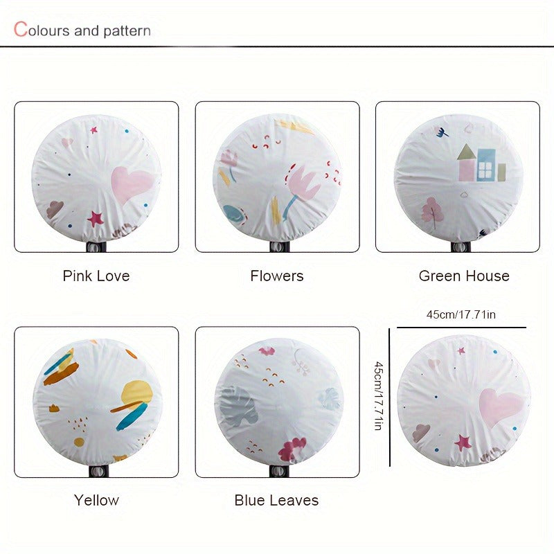 Uy bezatish uchun qiziqarli meva dizaynlariga ega suv o'tkazmaydigan ventilyator chang qopqog'i, tozalash oson.