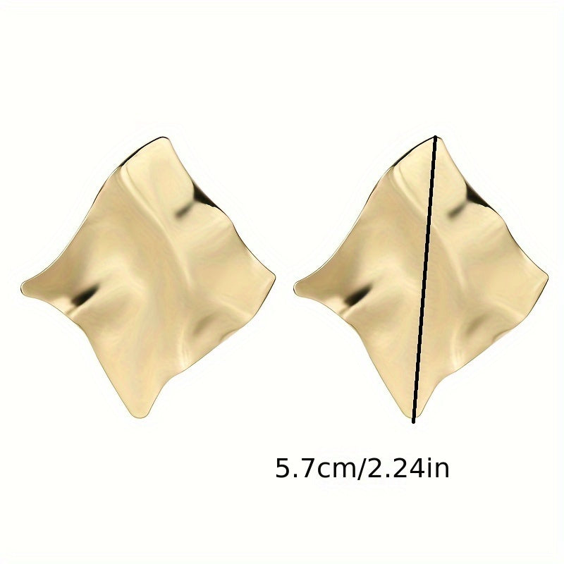 Set of 5 Bohemian Style Drop Earrings in Various Shapes Minimalist Alloy Jewelry for Women