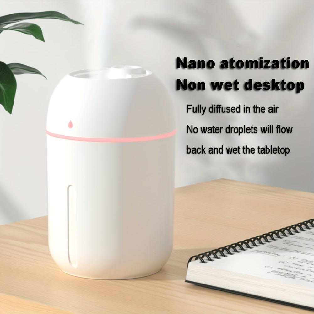 Нано-распылитель USB, портативный мини-увлажнитель, тихий, для путешествий, автомобиля, спальни, офиса