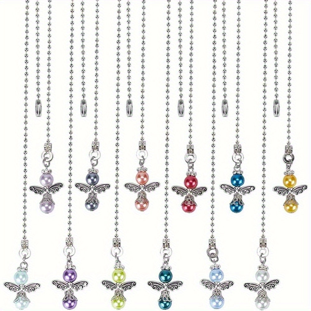 12 шт. удлинитель цепи для потолочного вентилятора с углом 32 см с кристаллическим украшением