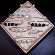 Set of 9 Adjustable Waistband Clips for Pants and Skirts Non-Slip Buckle Brooches