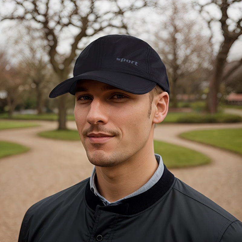 2-to'plam Unisex tez quriydigan polyester tarmoq baseball shapka bilan Qor tog'i va Sport harfli bosma