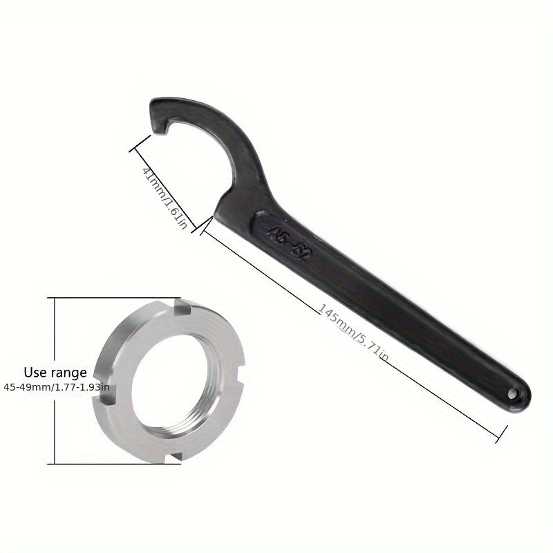 Llave de gancho para amortiguador de motocicleta universal, curva, 45-52mm