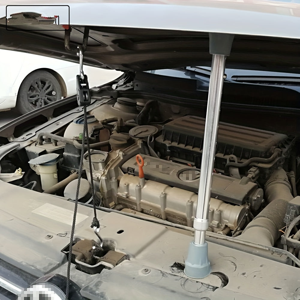 Car Dent Repair Tool with Hood Prop Rod and Metal Handle